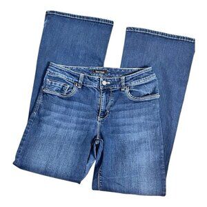 WHBM Jeans Women's 14 R 30 32 Contour Flare Leg Stretch White House Black Market